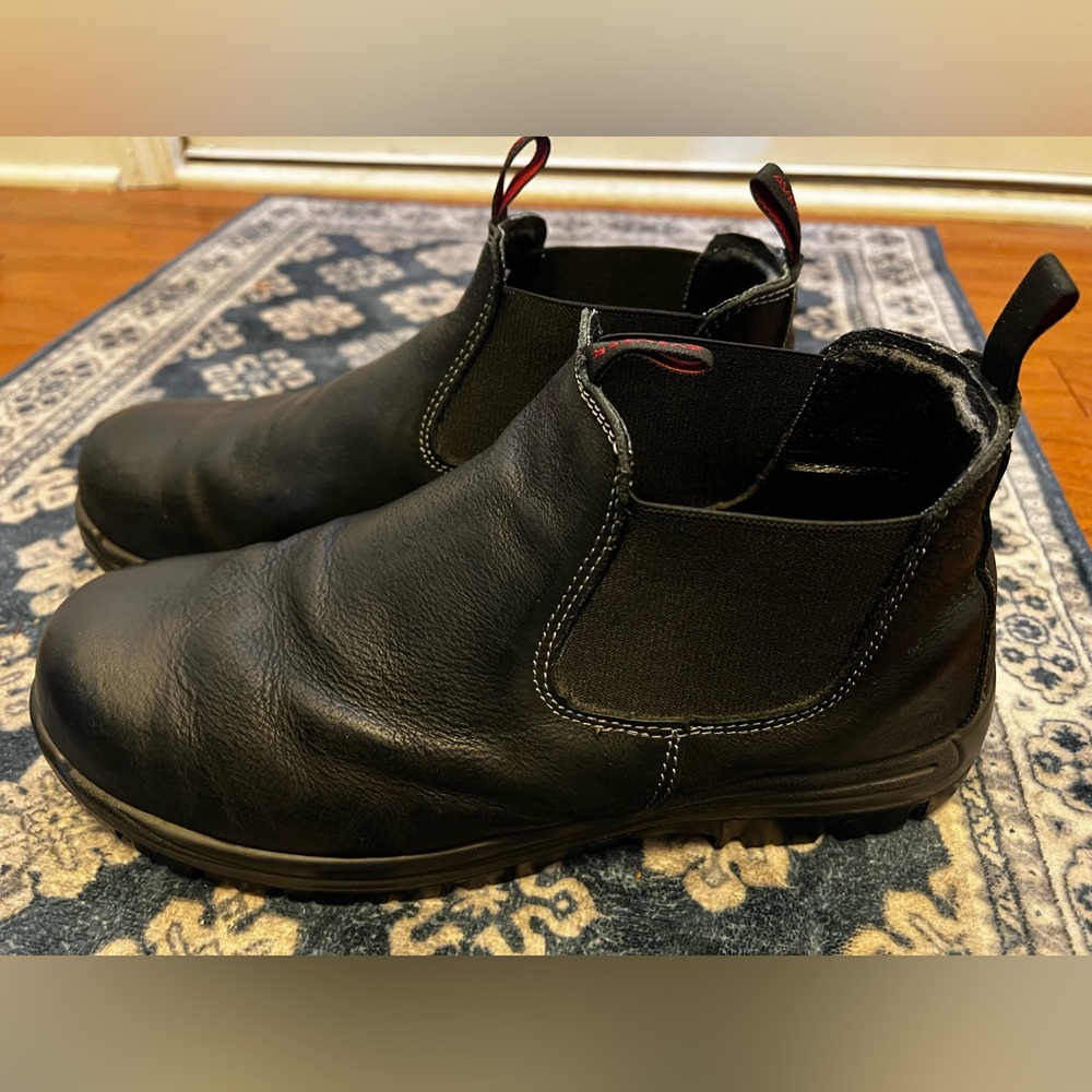 Avenger Black Leather Ankle work Boots A7111 Foreman Romeo  11.5 Wide Comp Toe